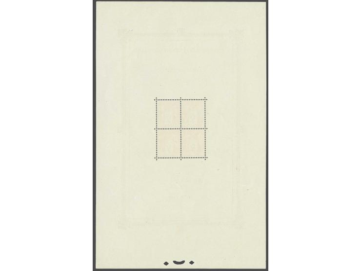 Exposition Paris 4x 5 francs carmine, very fine unmounted mint (some minor corner creases), cat.v. 5500