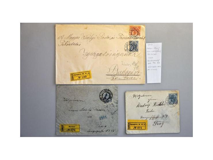 5 cent blauw plaat I pos. 22 op kleinformaat briefomslag van Delden (langstempel achterzijde) 24-3-1854 over Goor naar Devent