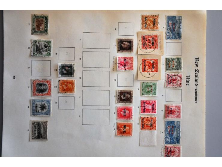 , Niue, Penrhyn collection 1902/1935 used with better ex. and sets including Penrhyn SG 32-36 on registered philatelic cover,