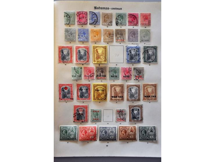 good collection used until 1935 with many better ex. on album leaves and stockpage 