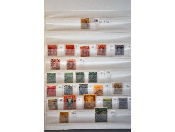 good collection used until 1935 with many better ex. on album leaves and stockpage 
