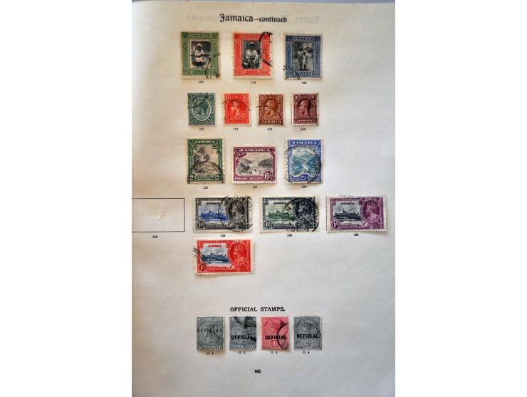 collection 1860-1935 used with better ex. on album leaves and stock page 