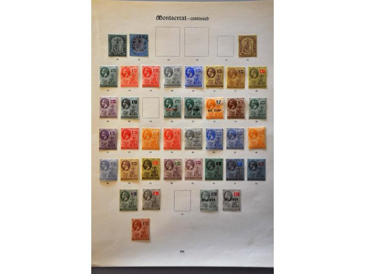 collection 1876-1927 with better ex. on album leaves 