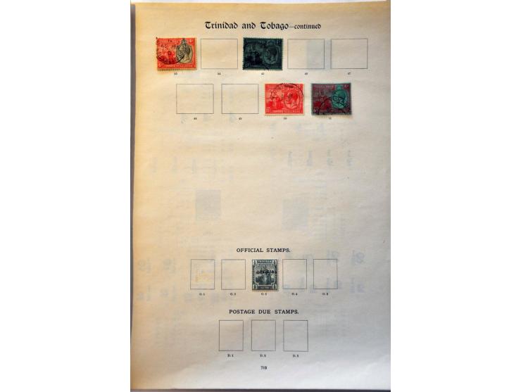 , Turks and British Virgin Islands collection with better ex. on album leaves 