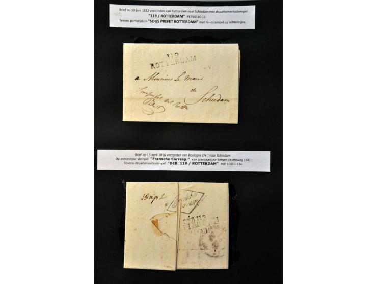 1925 issue (Mi. 103-110) with black, blue and red overprints in sheet parts of 18 ex. (not complete) and Transjordan Mi. 96-1