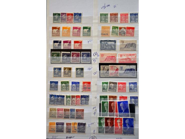 collection starting in 1855 with better material on stockcards