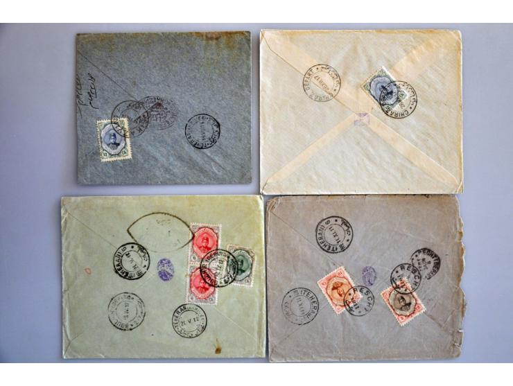 15 covers franked with issue 1911
