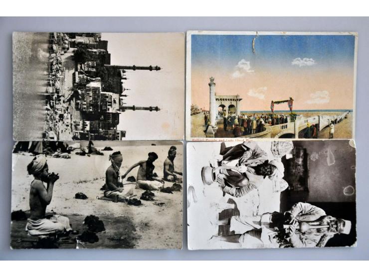 about 30 covers/cards/picture postcards including better items of India, China, Japan etc.