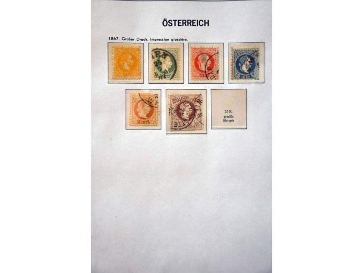 collection 1850-2009 incl. better ex. used/ * and later ** in 3 Davo albums 