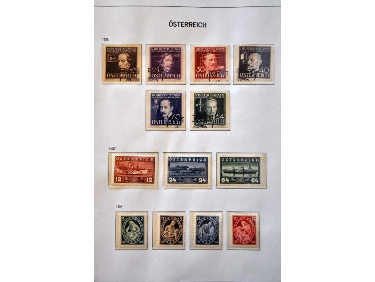 collection 1850-2009 incl. better ex. used/ * and later ** in 3 Davo albums 