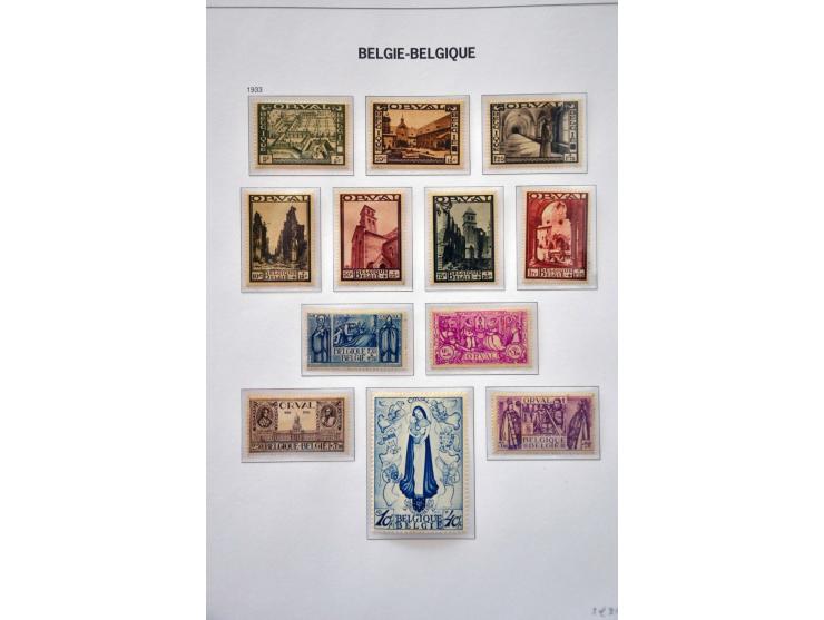 collectie 1849-1994 veel dubbel verzameld gestempeld en */** met veel beter materiaal w.b. Grote Orval, port, spoorwegen, tel