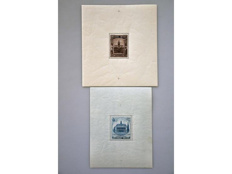 collectie 1849-1994 veel dubbel verzameld gestempeld en */** met veel beter materiaal w.b. Grote Orval, port, spoorwegen, tel