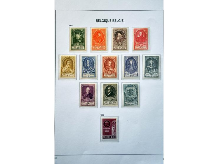collectie 1849-2000 meest */** w.b. UPU 1952 in 3 luxe Davo albums