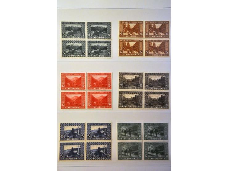 5 cent lichtblauw plaat III pos. 1/6 in verticaal paar met hoekvelrand en watermerklijn op briefomslag van Amsterdam 28-6-185