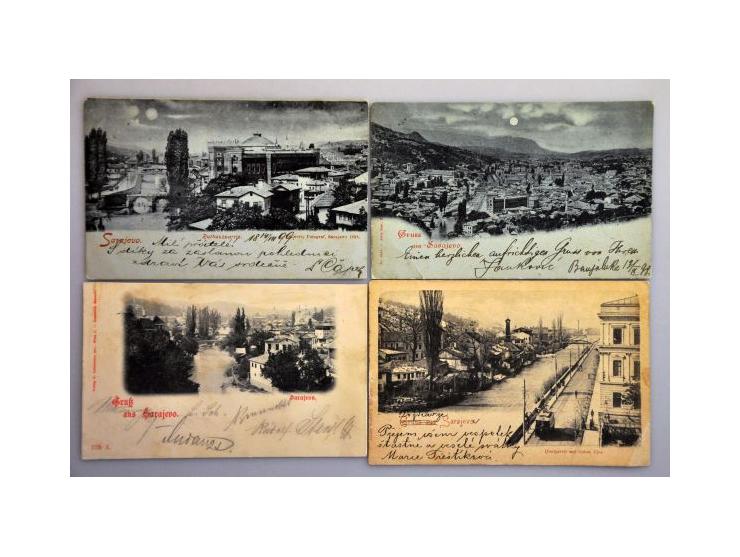 5 cent donkerblauw plaat I (4x w.b. paar) op vouwbrief van Schiedam 19-6-1854 over Brussel naar Schaarbeek (B), pracht ex. (v