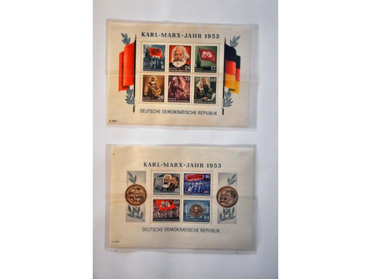 1 cent rood met spiegeldruk in randblok van 4 ex.