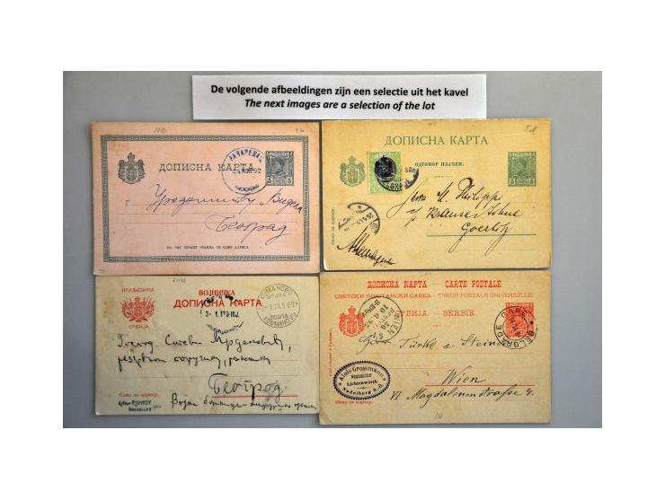 about 130 postal stationery used and unused including better items in small box