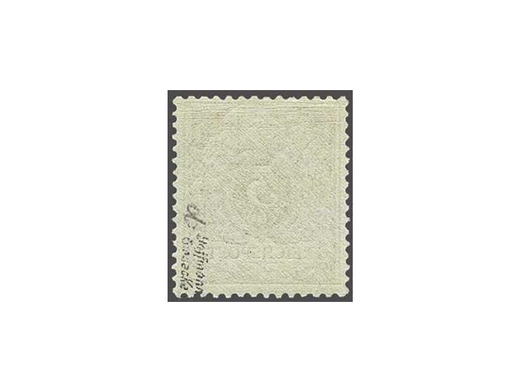 Crown and Number 3 pfennig reddish ochre, very fine unmounted mint with 1999 Michael Jäschke-Lantelme certificate and signed 