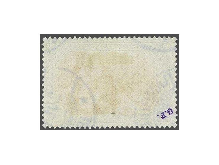 Reichspost 5 mark green black and carmine type II, very fine, cat.v. 500