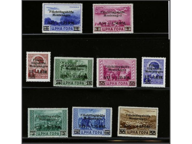 Refugee Relief  0,15 - 0,50 mark, very fine unmounted mint signed Pickenpack, cat.v. 650
