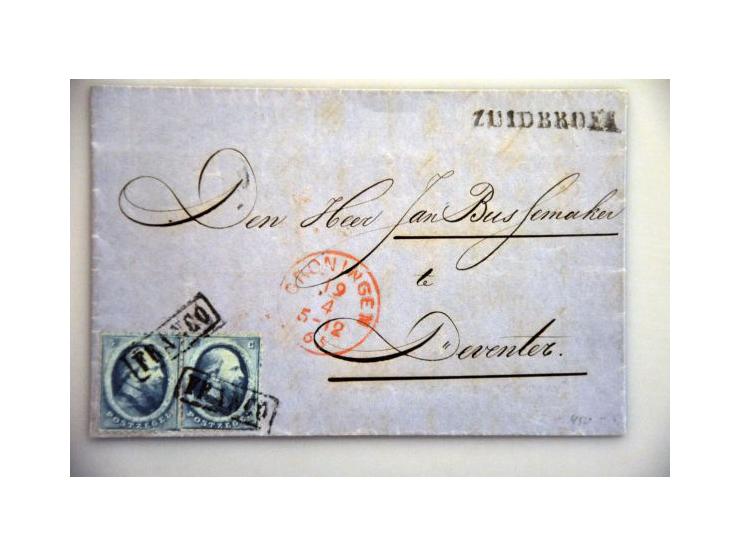 emissie 1864, collectie van ruim 40 meest betere poststukken w.b. buitenlandse bestemmingen, paren etc. in ringband