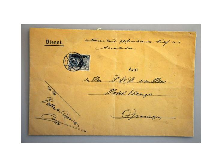 port, collectie van ca. 60 poststukken vanaf emissie 1870 met betere ex., edoch de zegels van emissie 1881 merendeels (donker