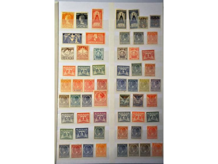 collectie 1852-1977 (*) */** in gemengde kwaliteit met o.a. nrs. 1, 2, 4, 5, 13-29, 48-49,  56-76, 61c, 79, 100, 104, 105,  1