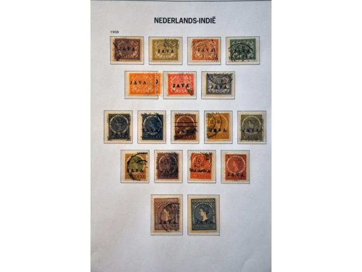 meerdere collecties 1869-1983 deels zowel  gestempeld als */** verzameld met betere ex. in 6 Davo albums, 2 ringbanden, en  i