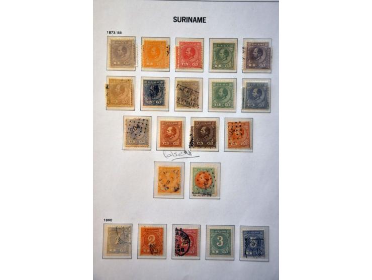 meerdere collecties 1869-1983 deels zowel  gestempeld als */** verzameld met betere ex. in 6 Davo albums, 2 ringbanden, en  i