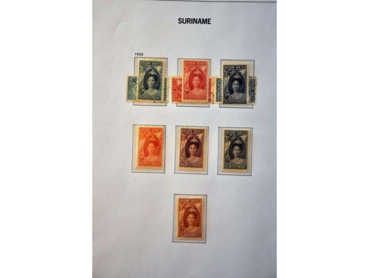 meerdere collecties 1869-1983 deels zowel  gestempeld als */** verzameld met betere ex. in 6 Davo albums, 2 ringbanden, en  i