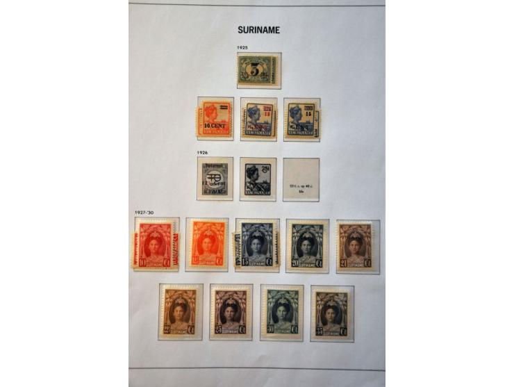 meerdere collecties 1869-1983 deels zowel  gestempeld als */** verzameld met betere ex. in 6 Davo albums, 2 ringbanden, en  i