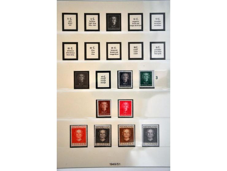 collectie 1898-1966 geheel */** met o.a. nrs. 49, 100, 104, Van Konijnenburg, 530-533 etc. (w.b. met certificaten Dr. Louis) 
