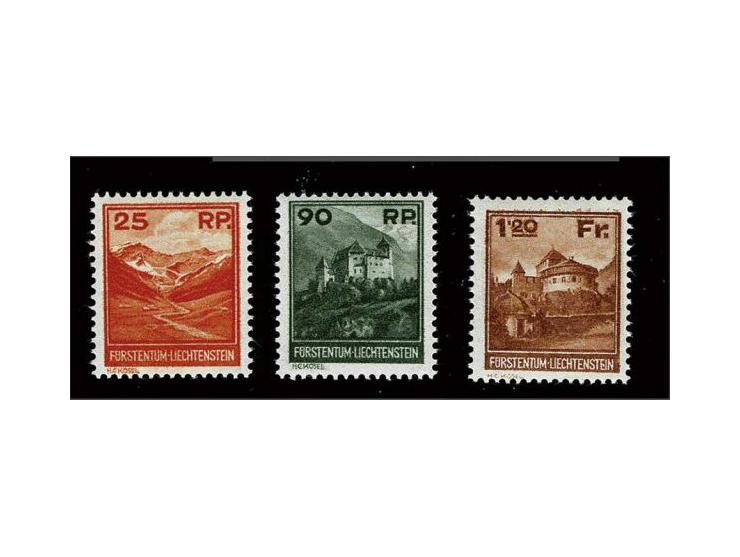 Landscapes 25 rappen - 1,20 francs, cat.v. 1200