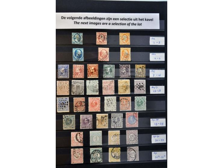collectie 1852-2012 gestempeld (o.a. 104-105) en * en ** w.b 136-138 in 2 insteekboeken