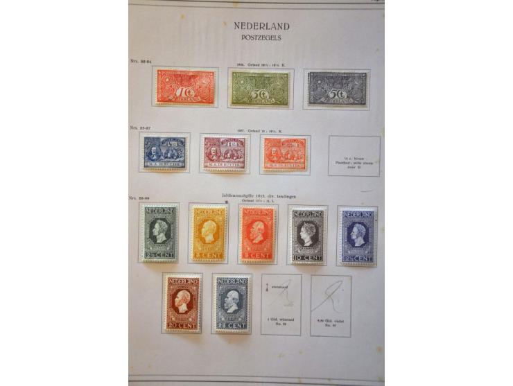 collectie 1891-1959 meest * met betere ex. in blanco album 