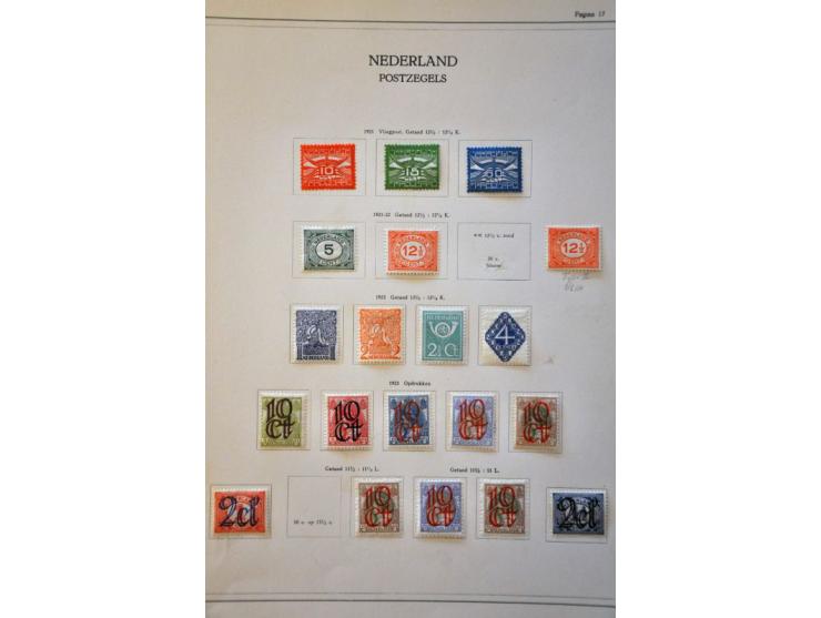 collectie 1891-1959 meest * met betere ex. in blanco album 