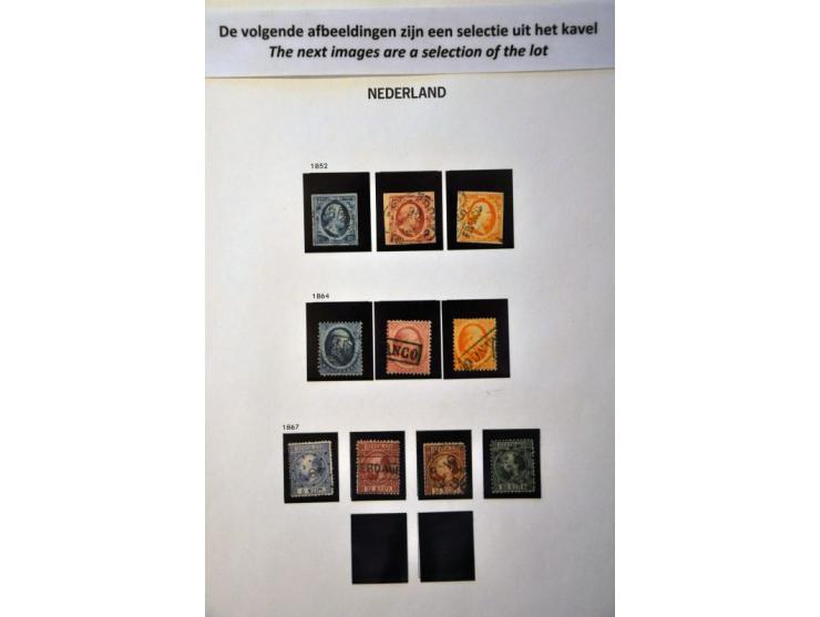 collectie 1852-1994 gebruikt en */** in 2 Davo albums
