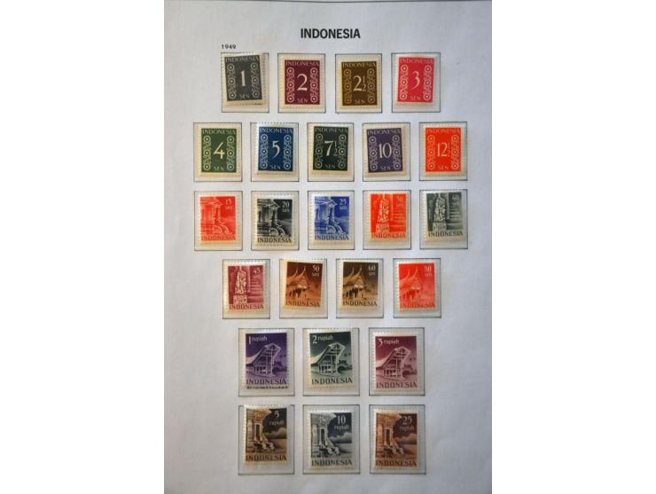 en Nieuw-Guinea collectie gestempeld vanaf 1864, later * met betere ex. w.b. nrs. 2, 289, port etc. in Davo album 