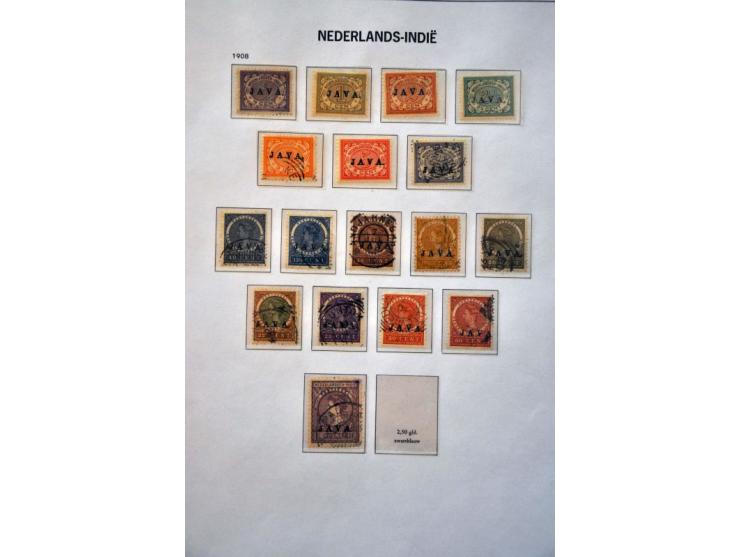 collectie meest gestempeld met betere ex. en iets overige overzee in Unie en Importa album