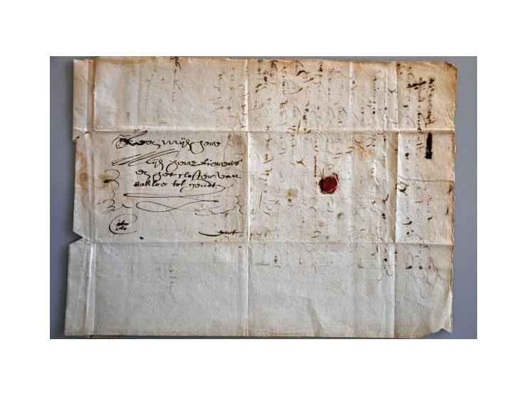 voorfilatelie 15 brieven vanaf 1663 met geschreven cito cito cito-aanduidingen, geschreven Hulst, veelal verstuurd naar Gent 