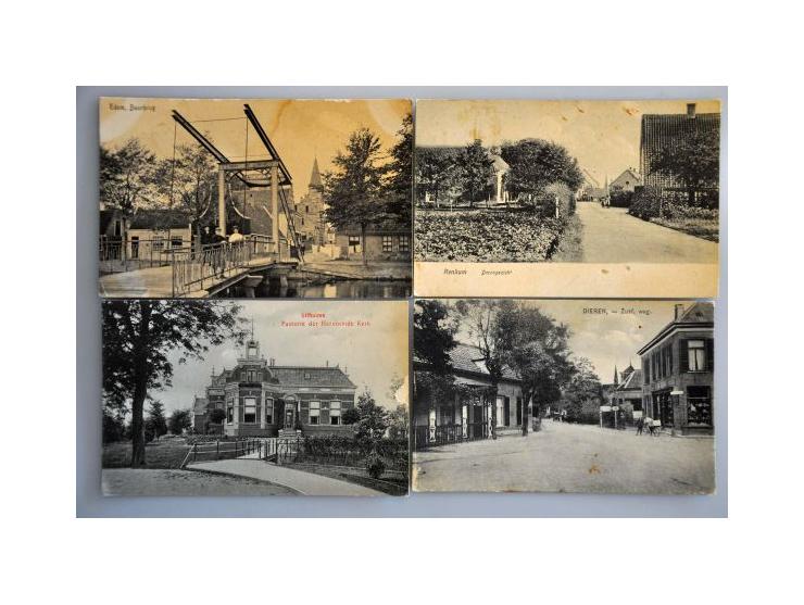  ca. 800 ex. oude en zeer oude met beter in schoenendoos
