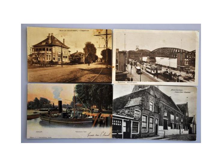  ca. 800 ex. oude en zeer oude met beter in schoenendoos