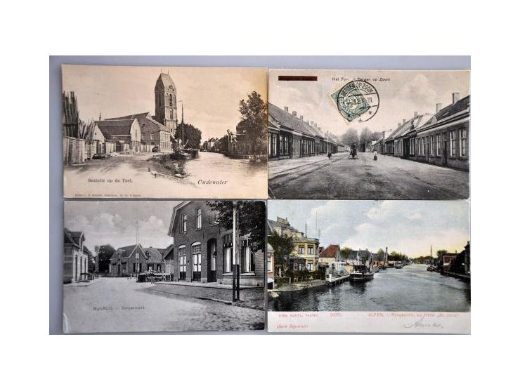  ca. 800 ex. oude en zeer oude met beter in schoenendoos