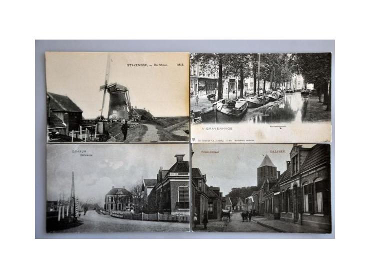  ca. 800 ex. oude en zeer oude met beter in schoenendoos