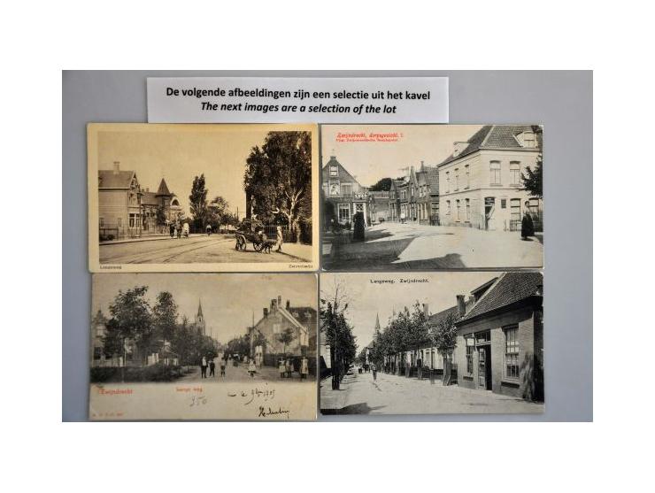  Zwijndrecht collectie meest oude en zeer oude met beter in 2 albums, ca. 400 ex.