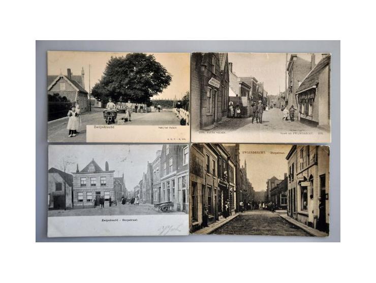  Zwijndrecht collectie meest oude en zeer oude met beter in 2 albums, ca. 400 ex.