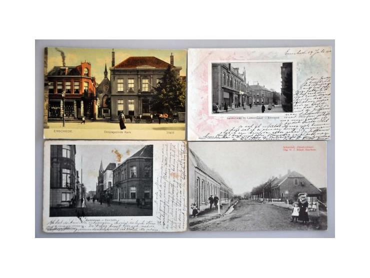  Enschede collectie 343 ex. oude en zeer oude met beter in 2 albums