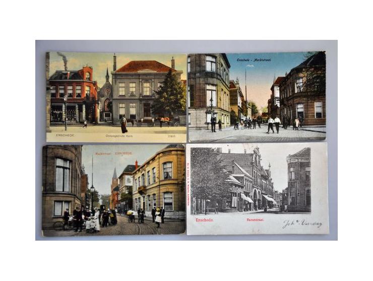  Enschede collectie 343 ex. oude en zeer oude met beter in 2 albums