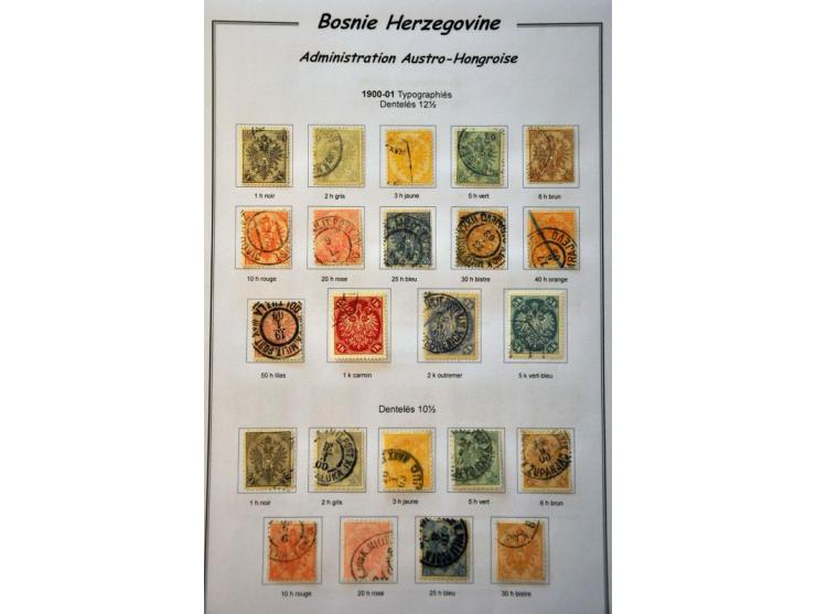 collection 1945-1960 mainly * including birds and costume set and some Bosnia used on album leaves   