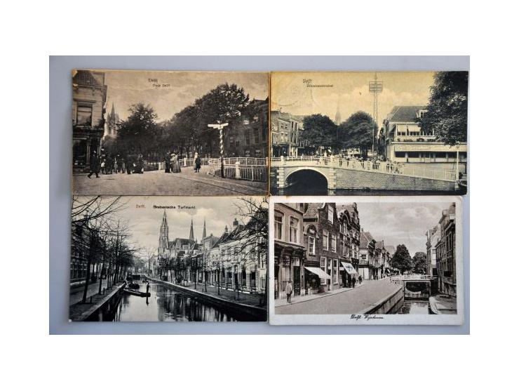  Rotterdam, Delft 239 ex. oude en zeer oude in 2 albums